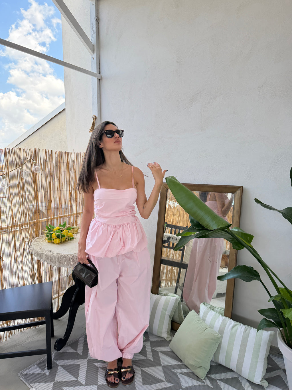 Coordinato bubble Top e pantalone