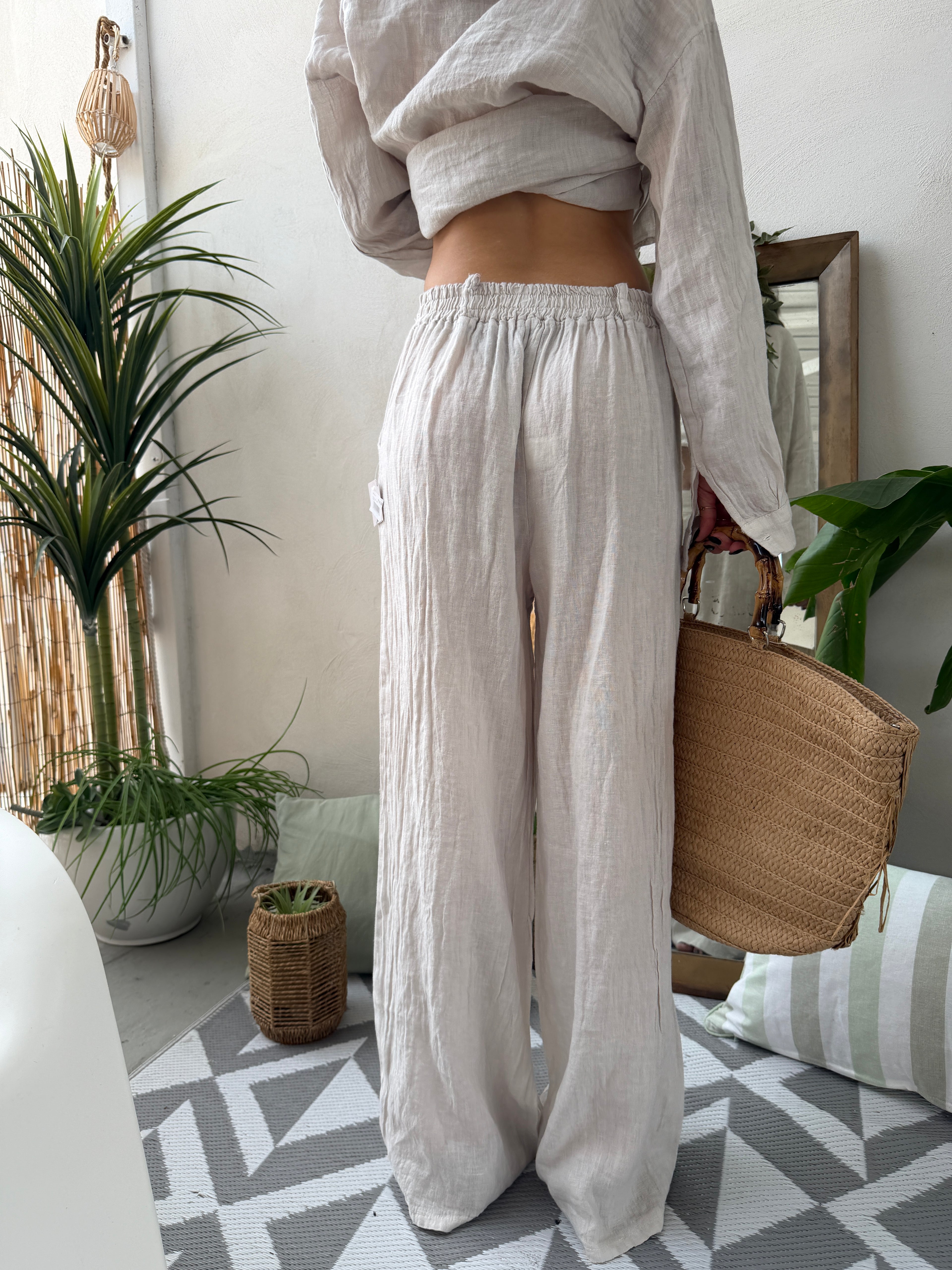 Pantalone di lino
