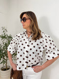 Camicia Pois maniche ballon