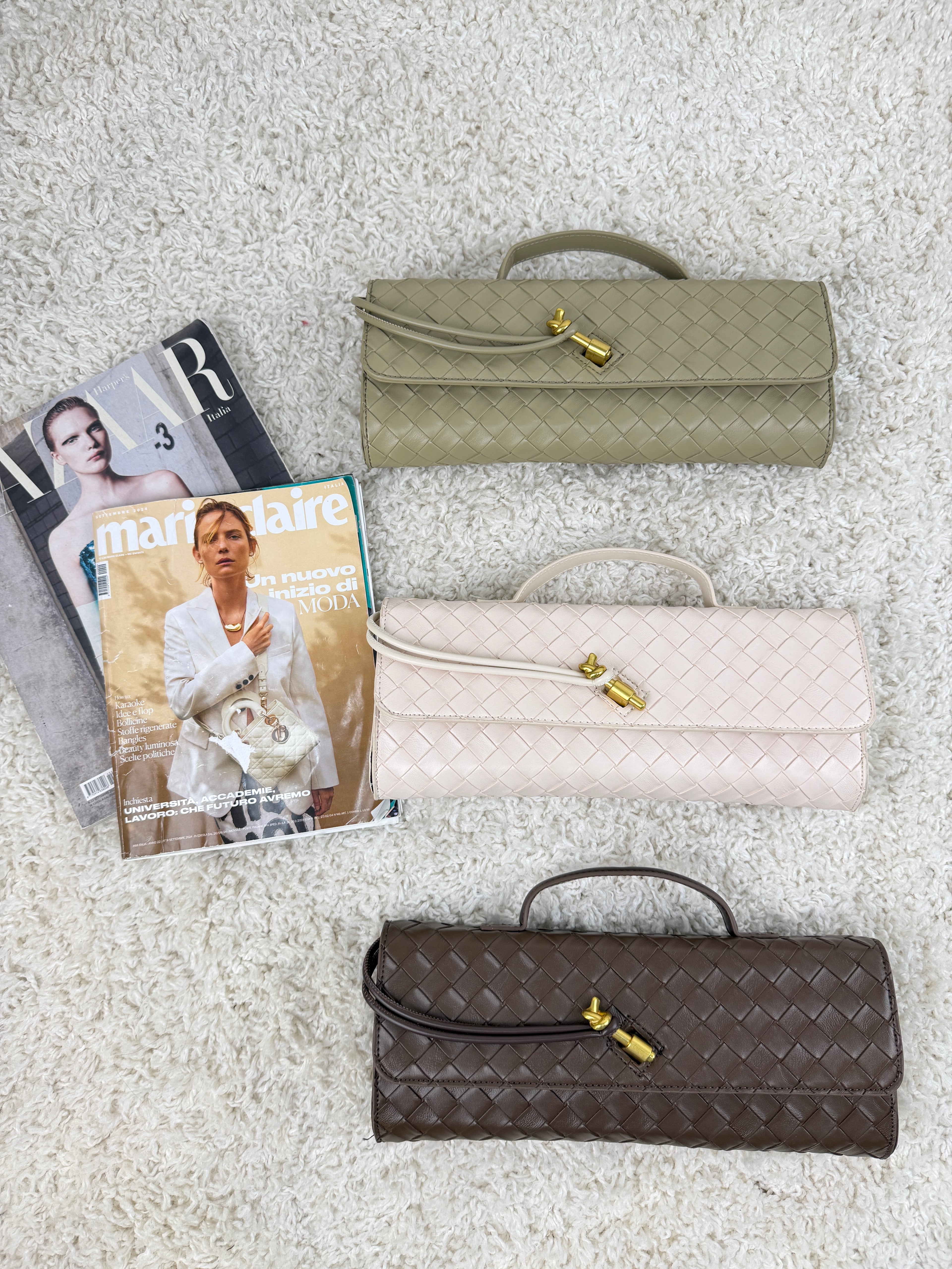 Borsa effetto Intrecciata Handle