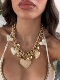 Collana  e ciondoli cuore