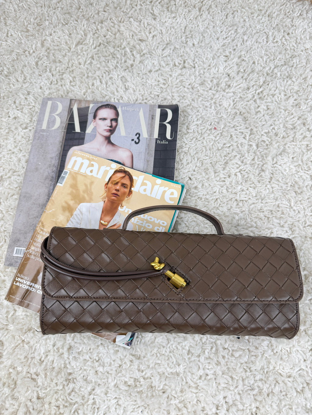 Borsa effetto Intrecciata Handle