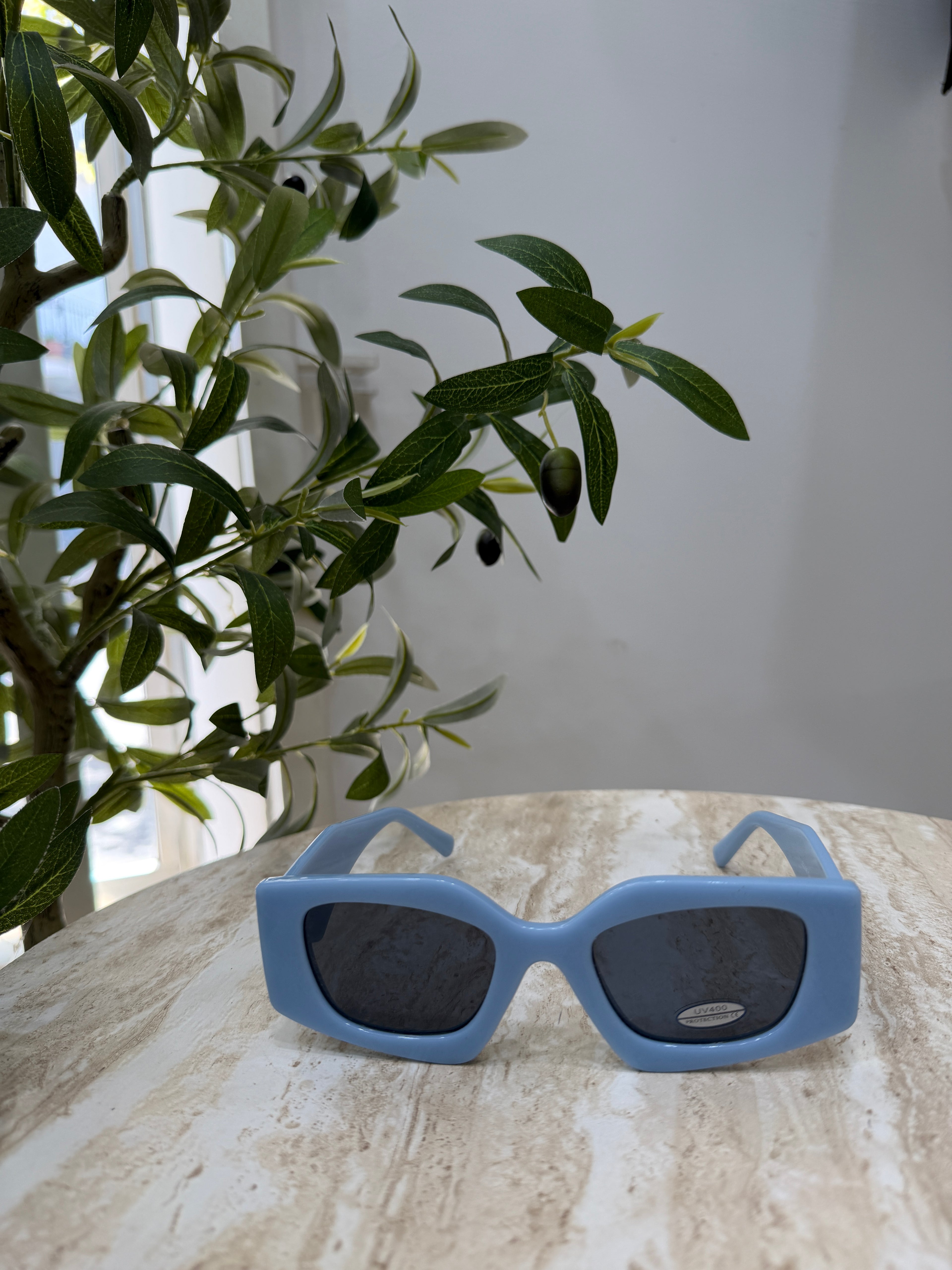Occhiali da sole rettangolari oversize