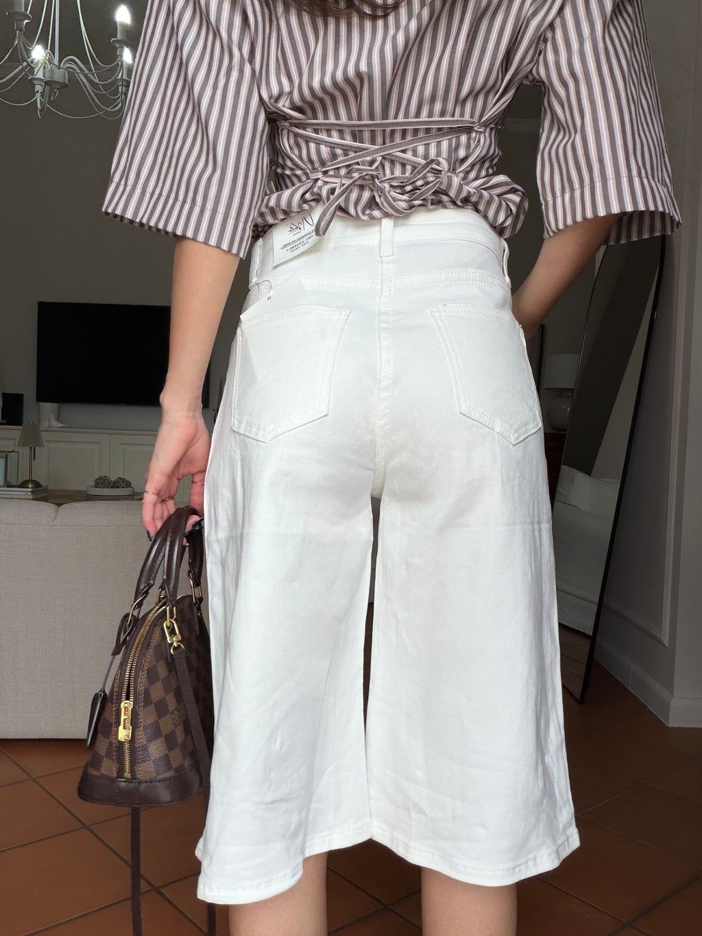 Bermuda  White Denim