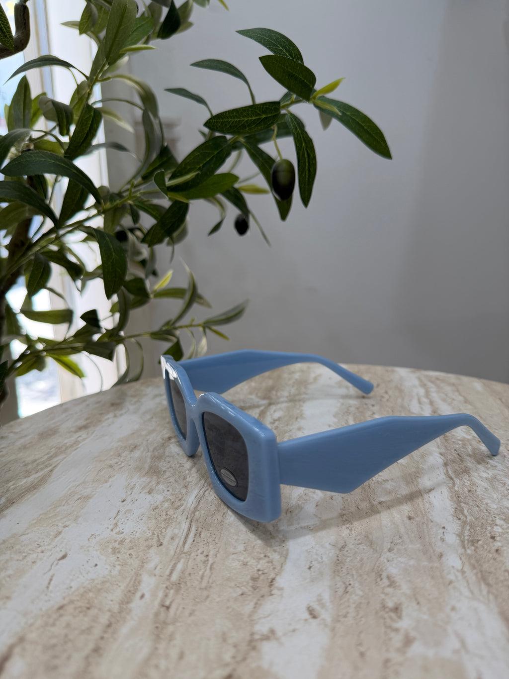 Occhiali da sole rettangolari oversize