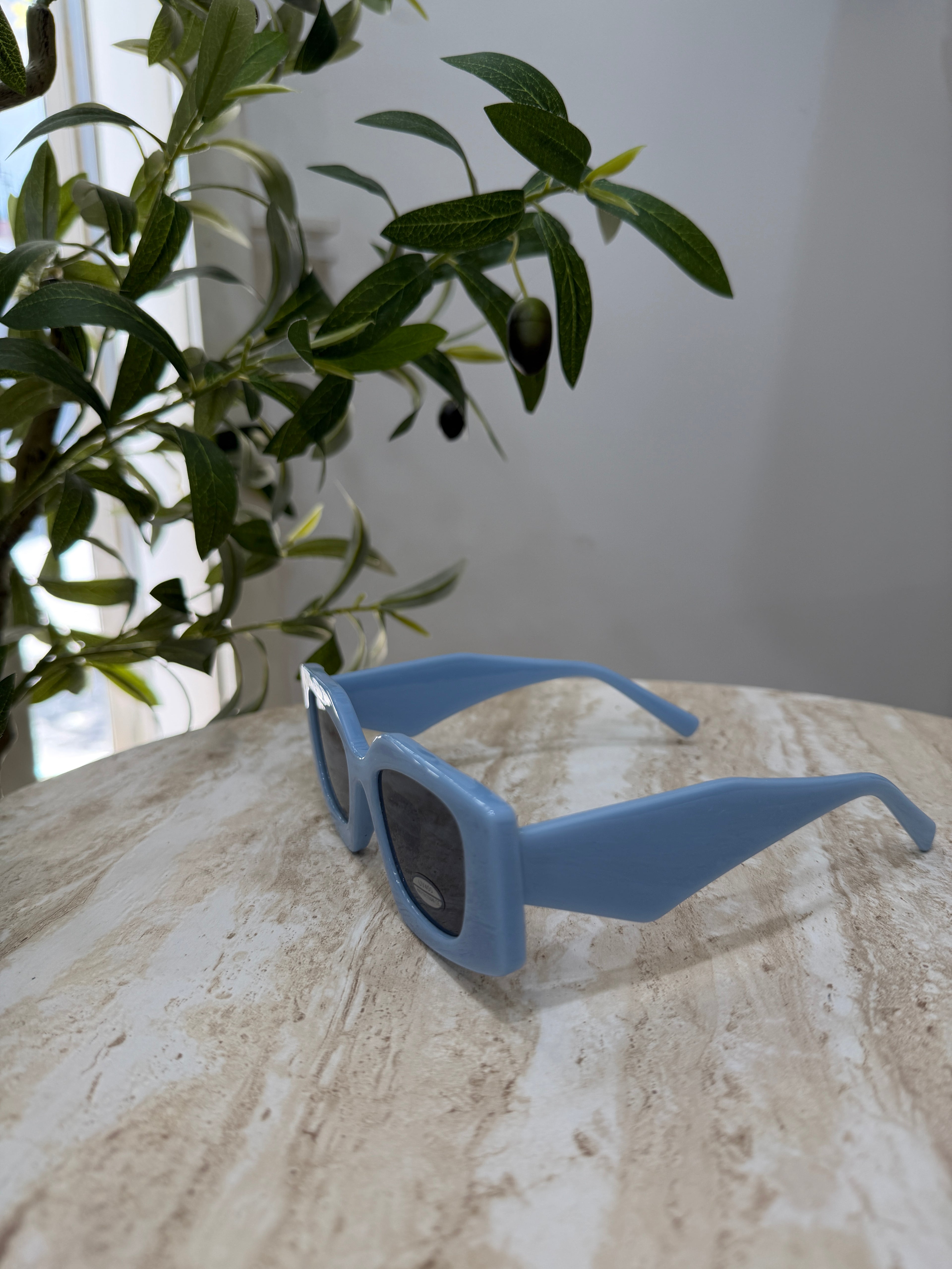 Occhiali da sole rettangolari oversize