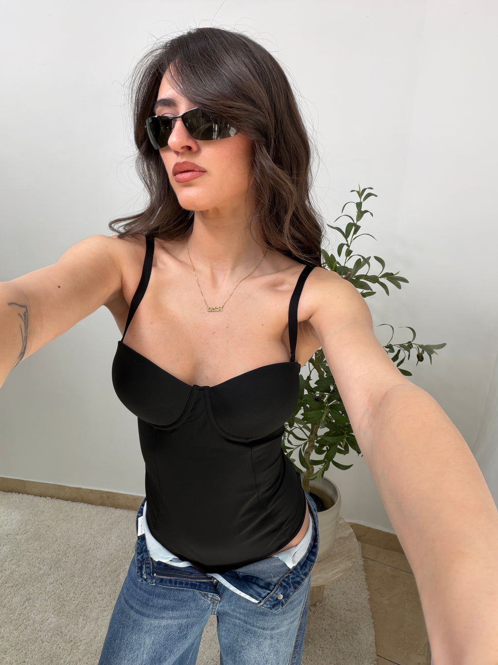 Body modellante con coppe strutturate – Body donna push-up effetto shaping