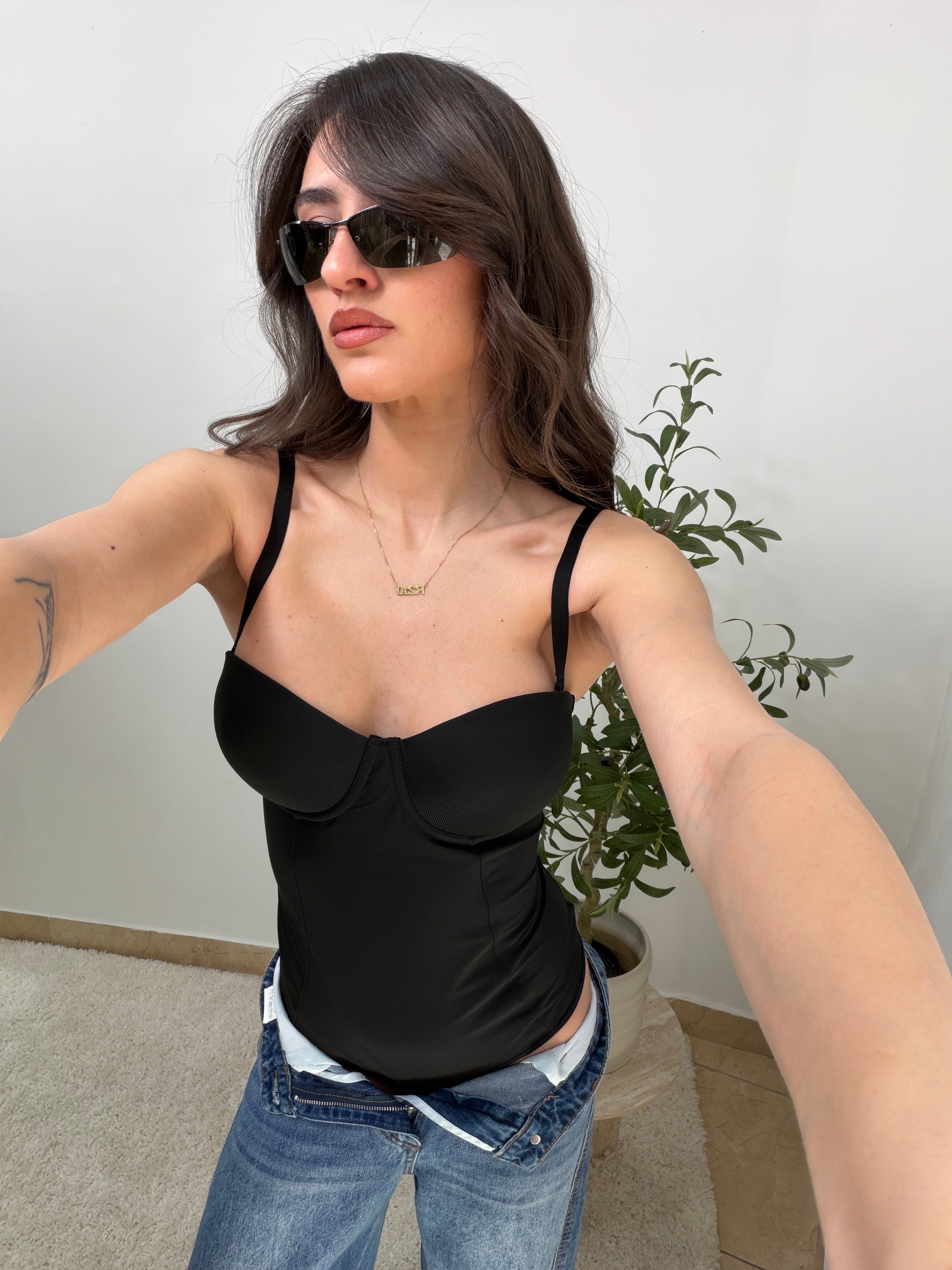 Body modellante con coppe strutturate – Body donna push-up effetto shaping