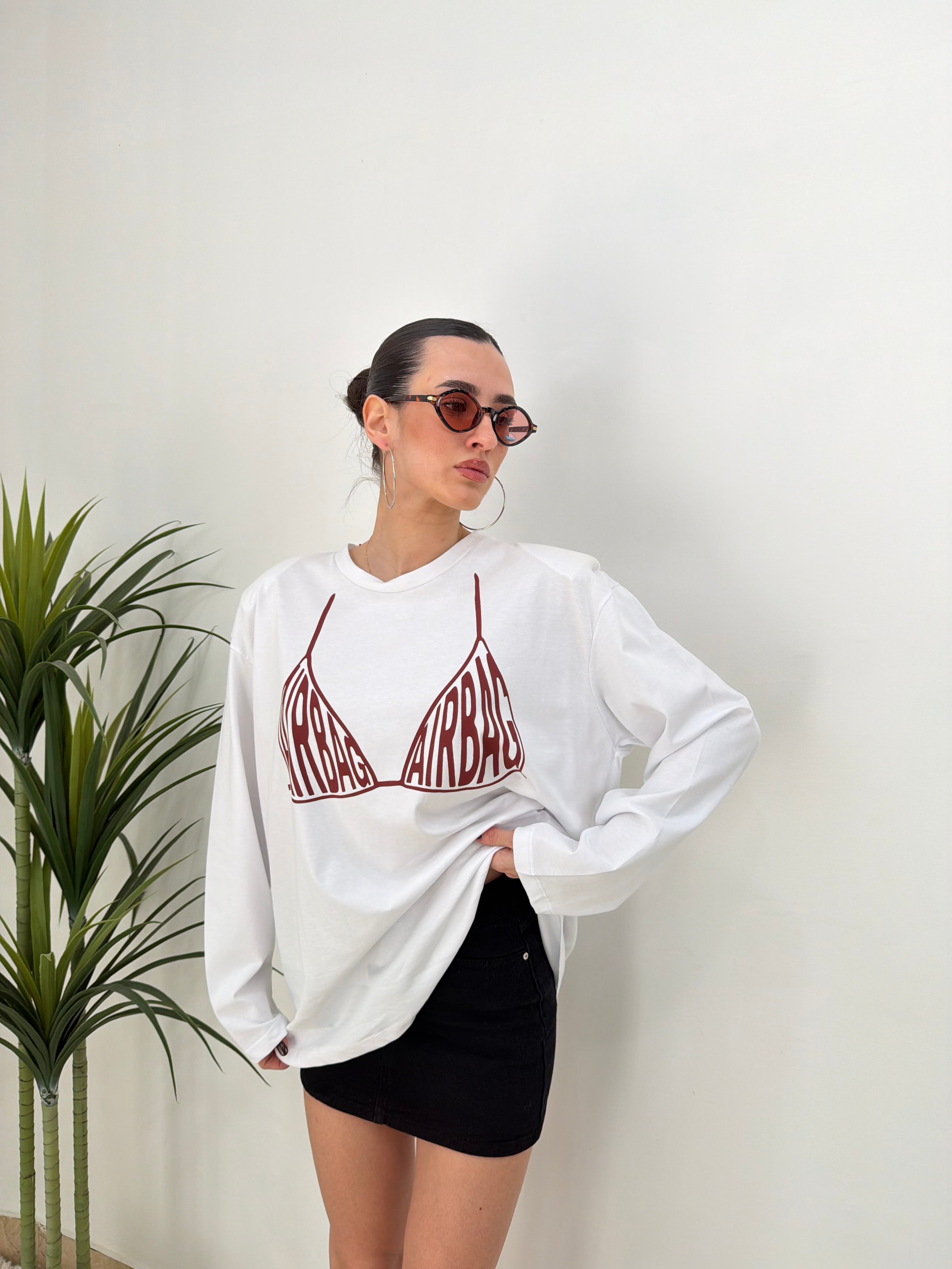 T-shirt oversize stampa grafica
