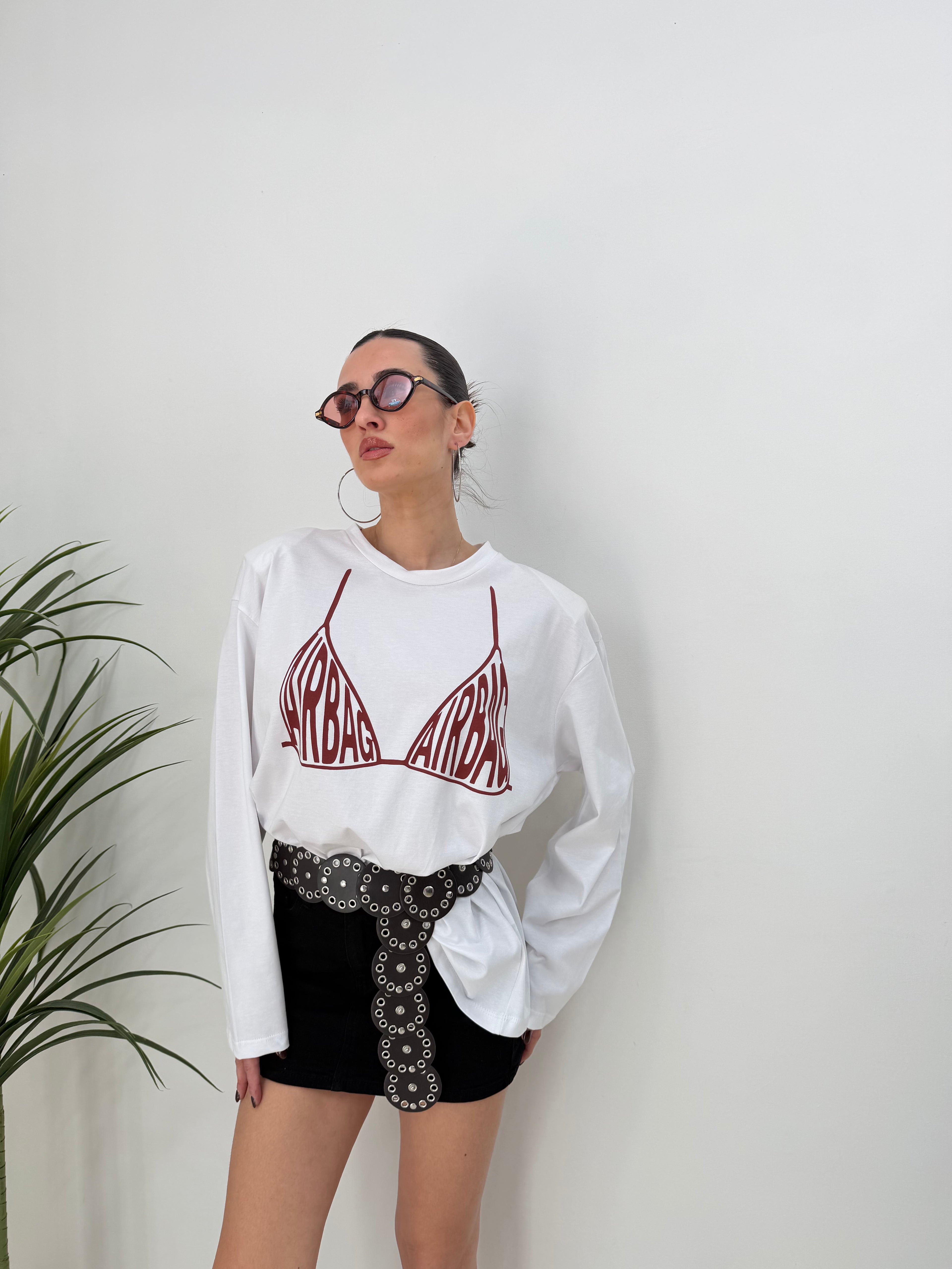 T-shirt oversize stampa grafica