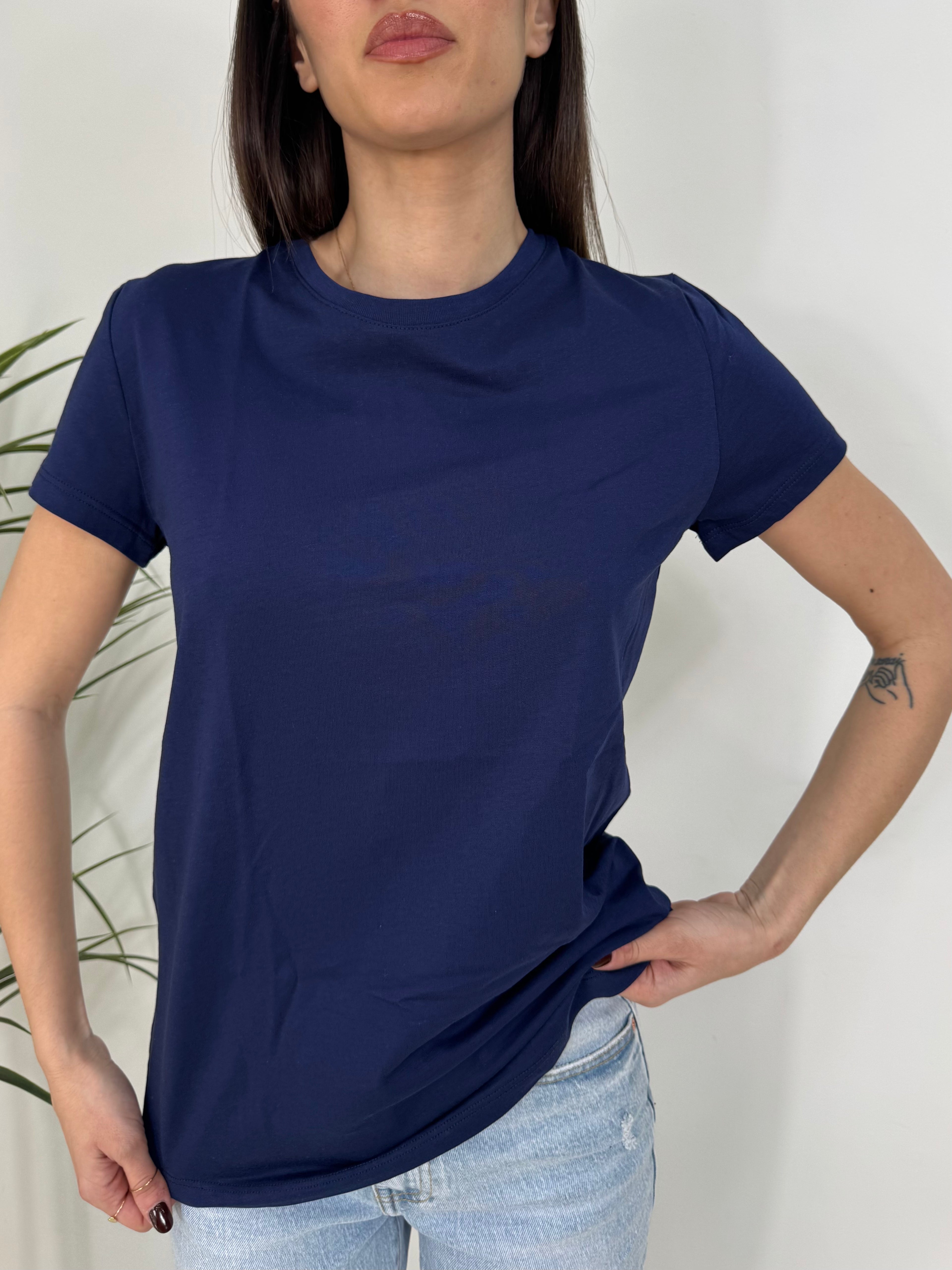 T-Shirt basic LUMINA slim fit 511