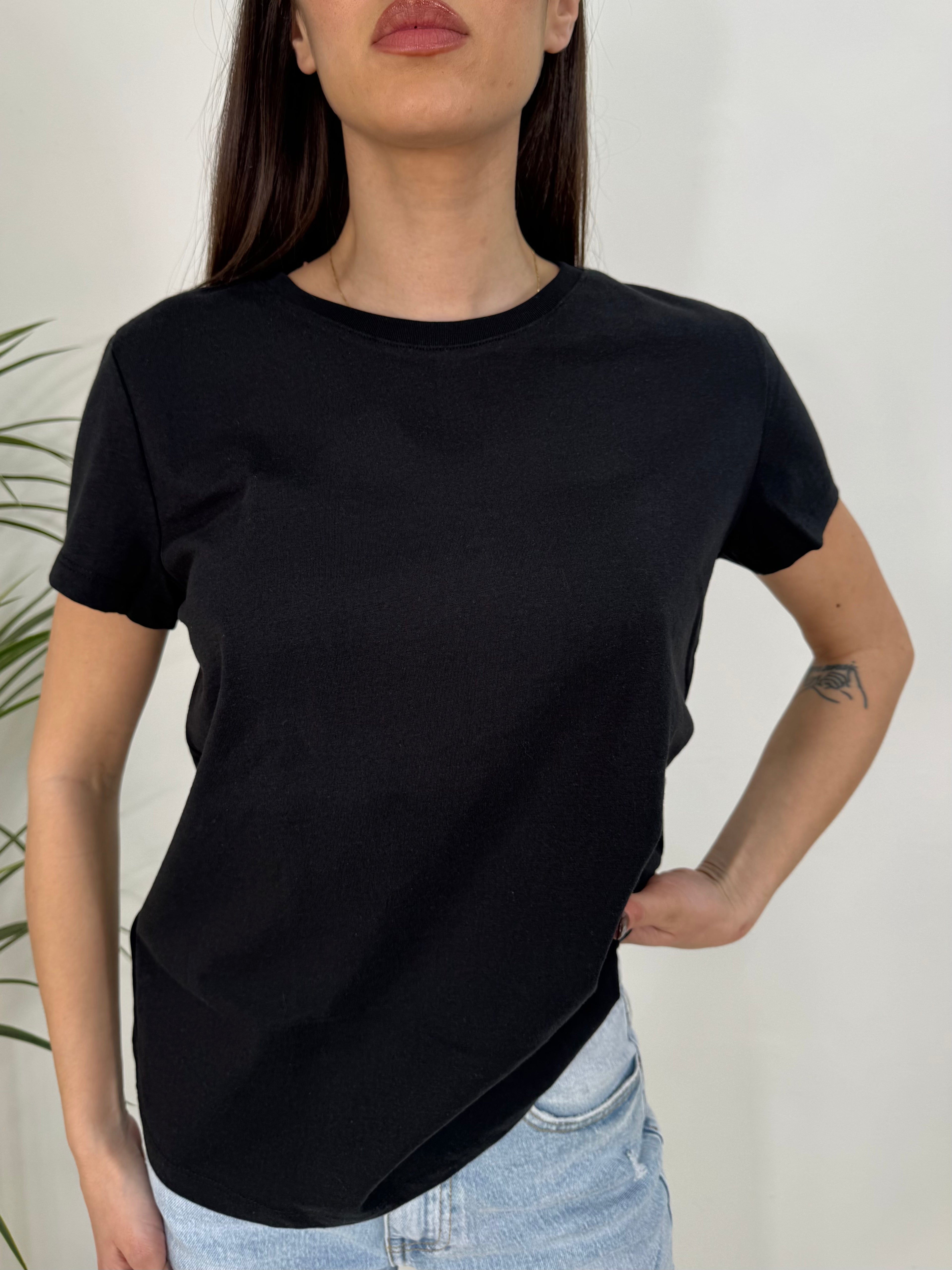 T-Shirt basic LUMINA slim fit 511