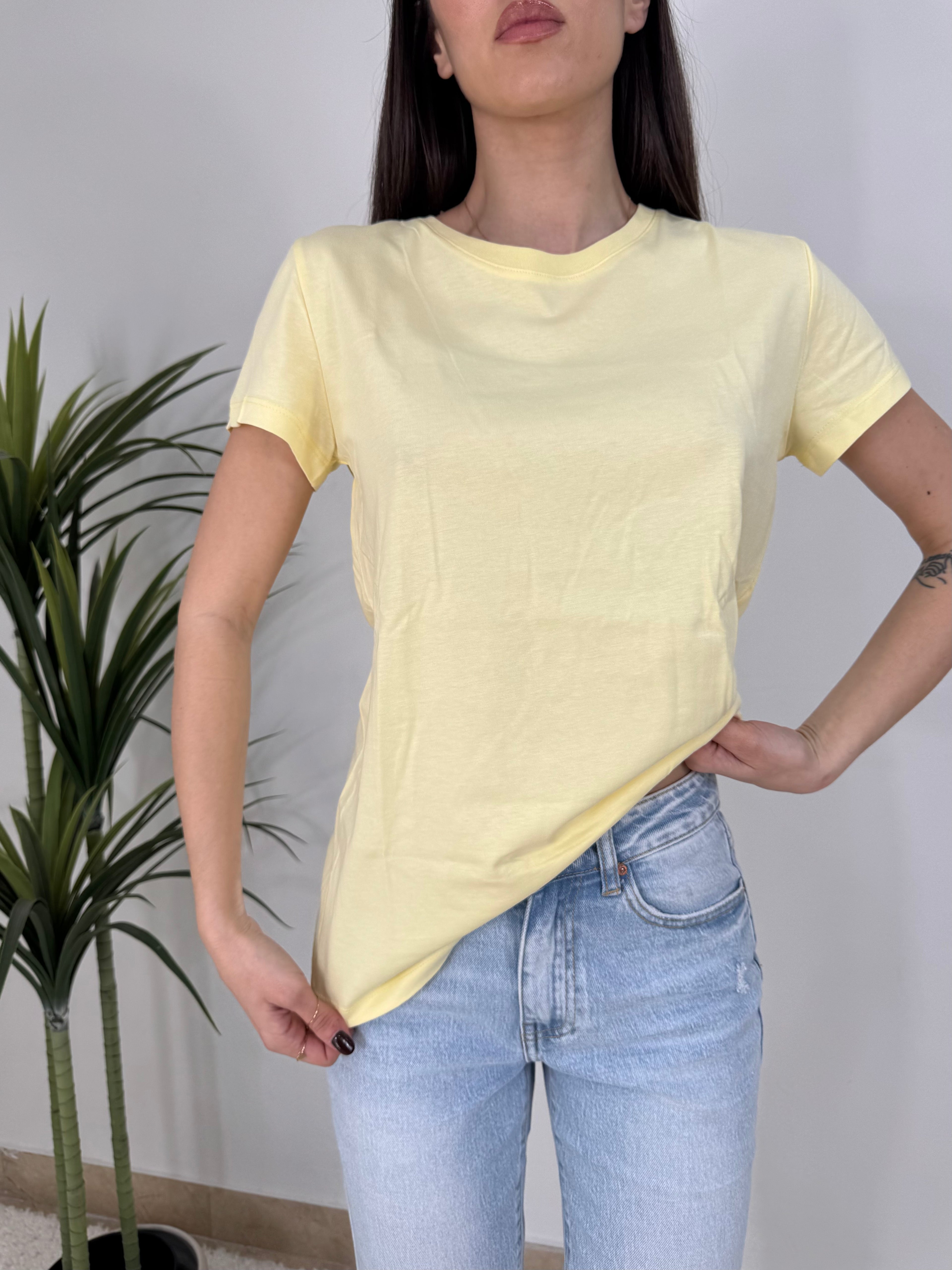 T-Shirt basic LUMINA slim fit 511