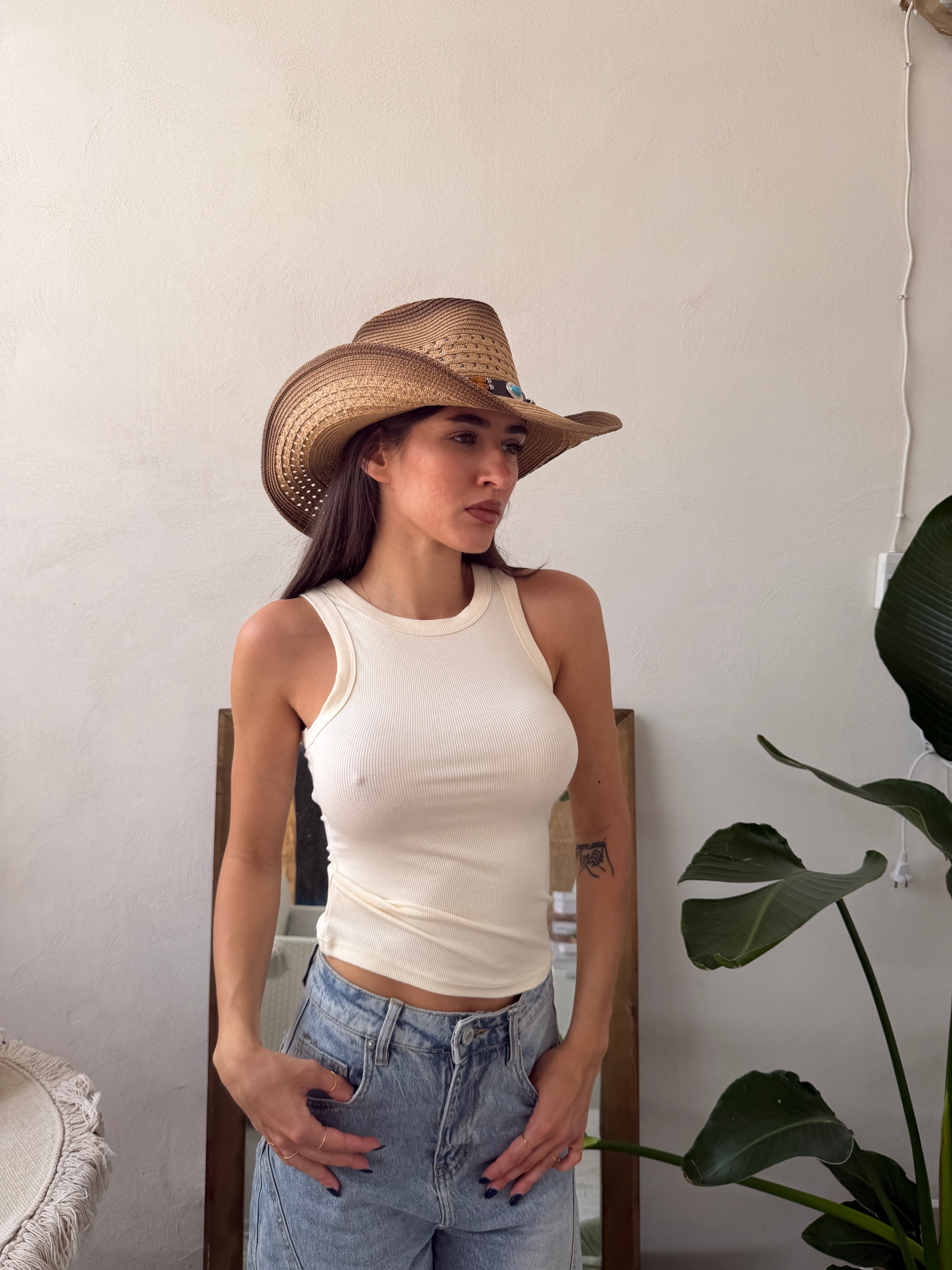 Canotta e a costine slim-fit