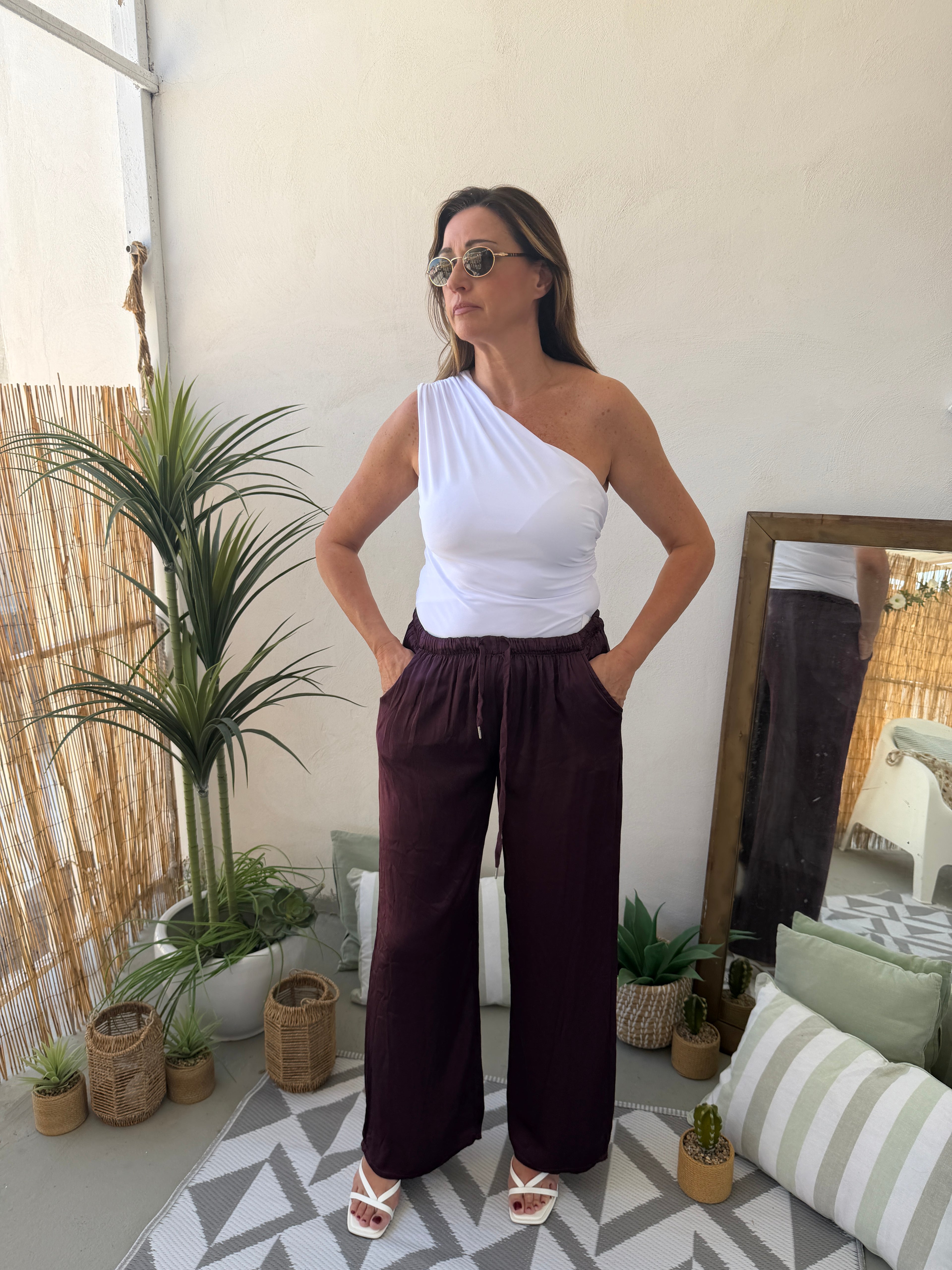 Pantalone Satin Relax