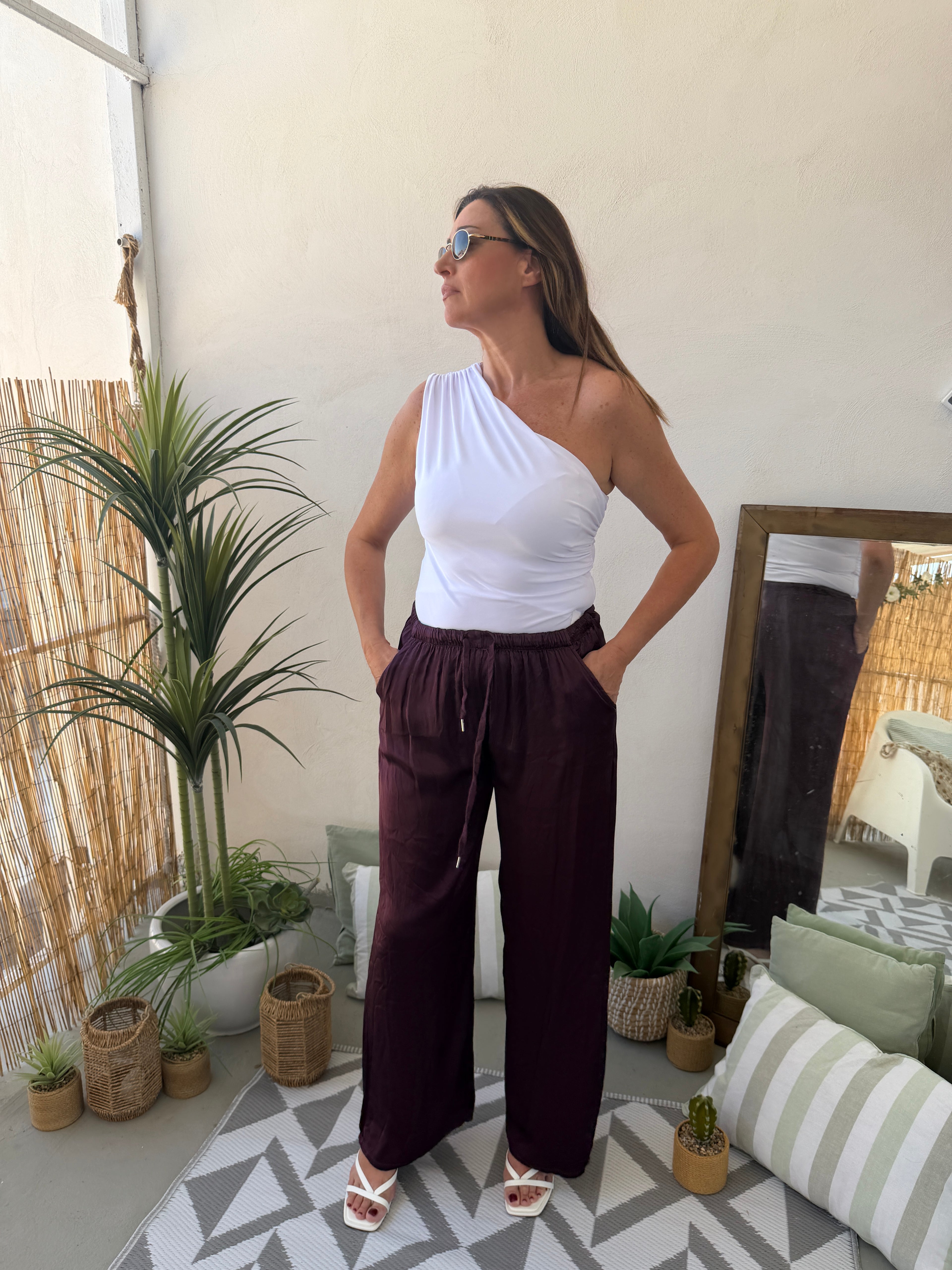 Pantalone Satin Relax