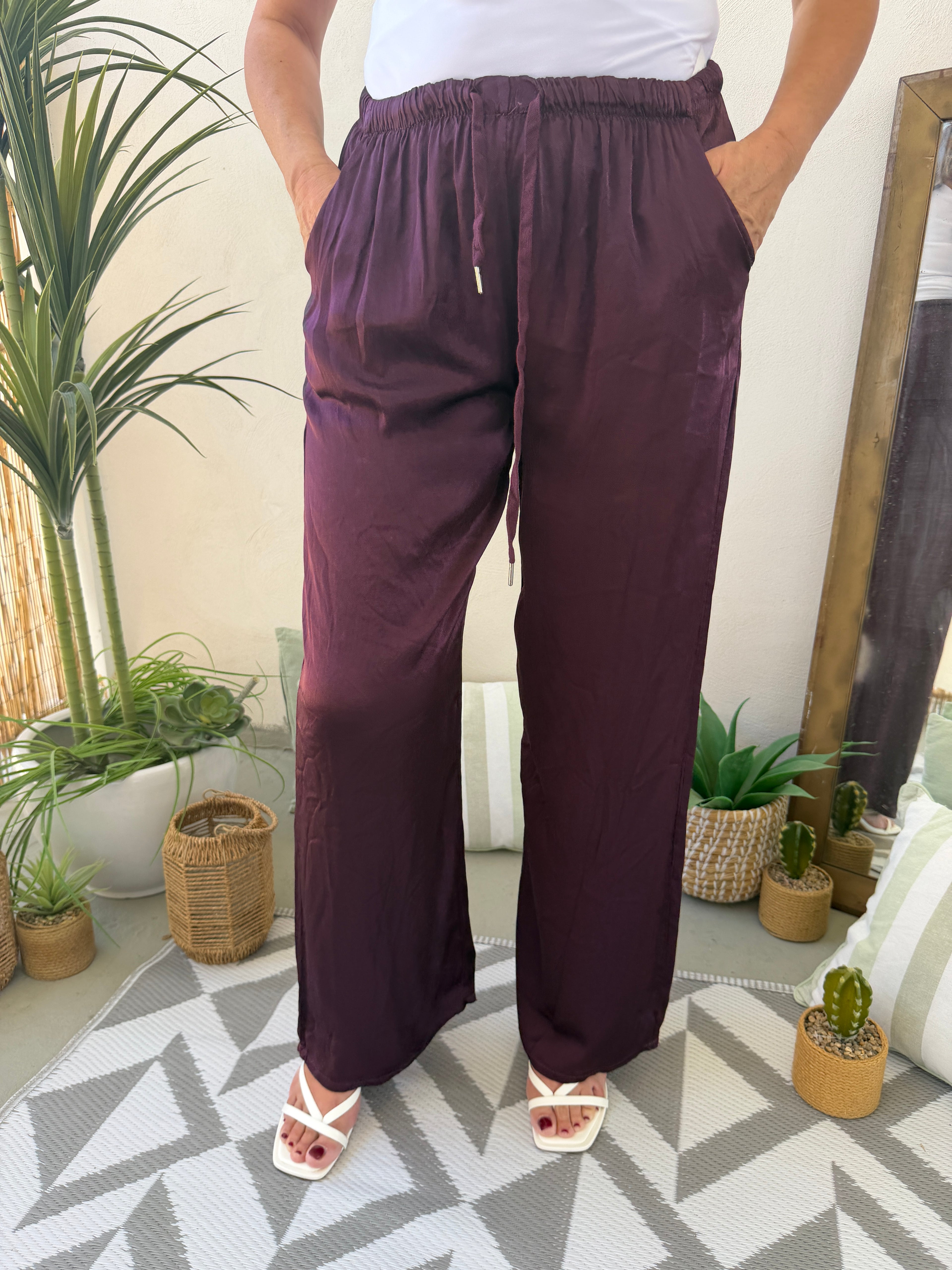 Pantalone Satin Relax