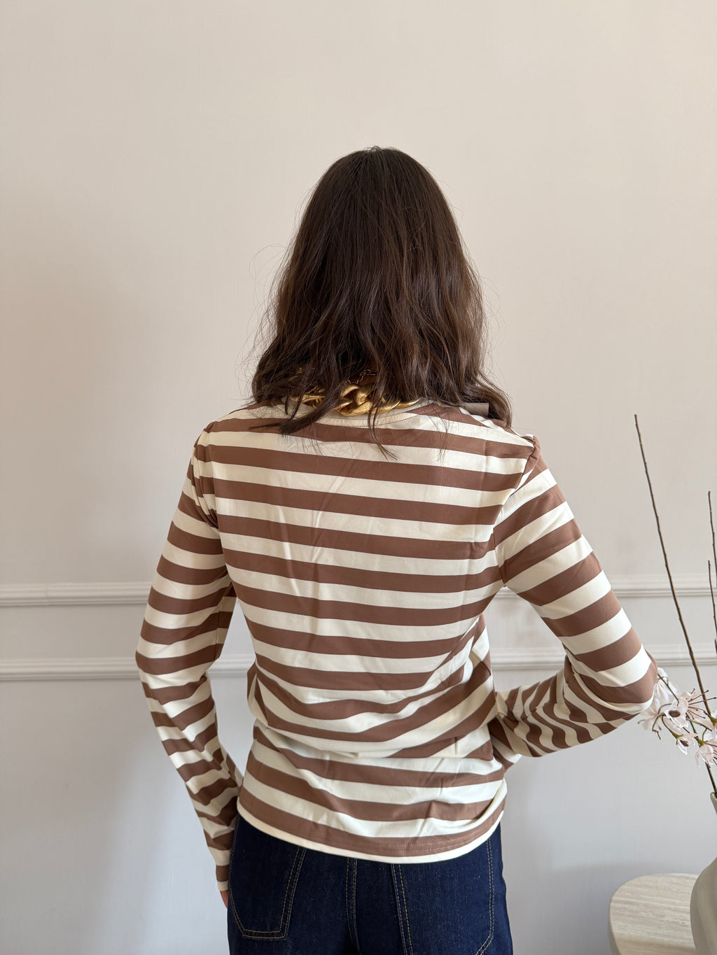 Longsleeve a righe orizzontali
