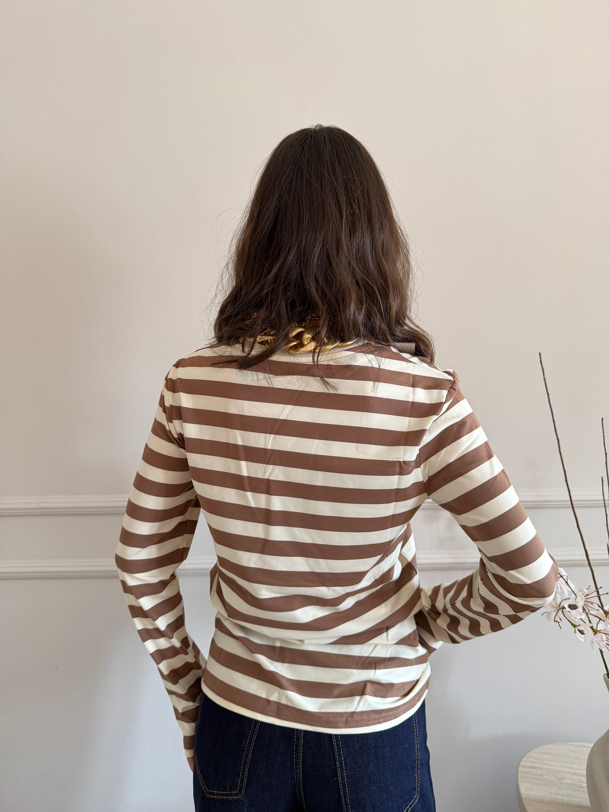Longsleeve a righe orizzontali