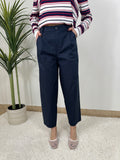 PANTALONE  IN COTONE STRUTTURATO MODELLO BALLOON