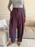Pantalone balloon  con pinces