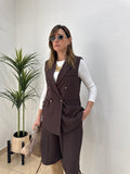 Coordinato gilet e bermuda