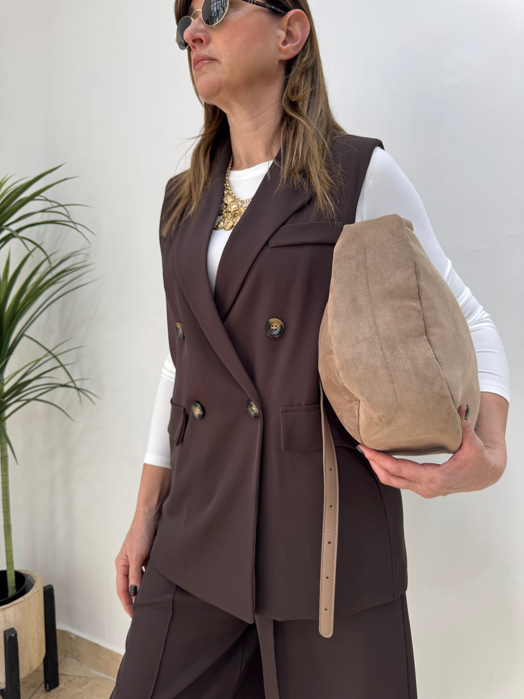 Coordinato gilet e bermuda