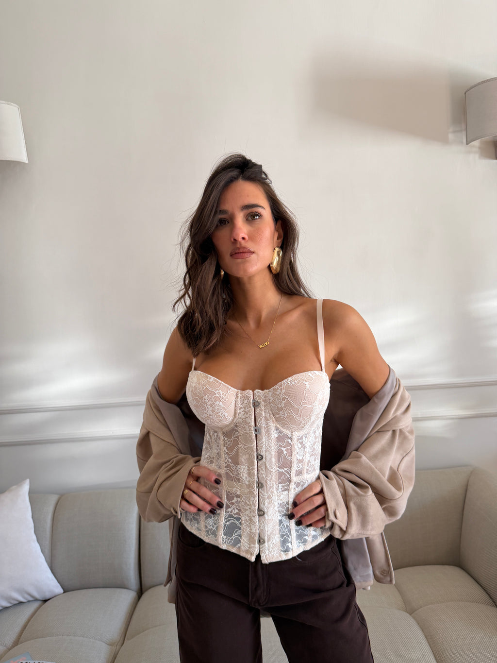 Corsetto Bustier in Pizzo