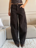 Jeans Cargo leopardato