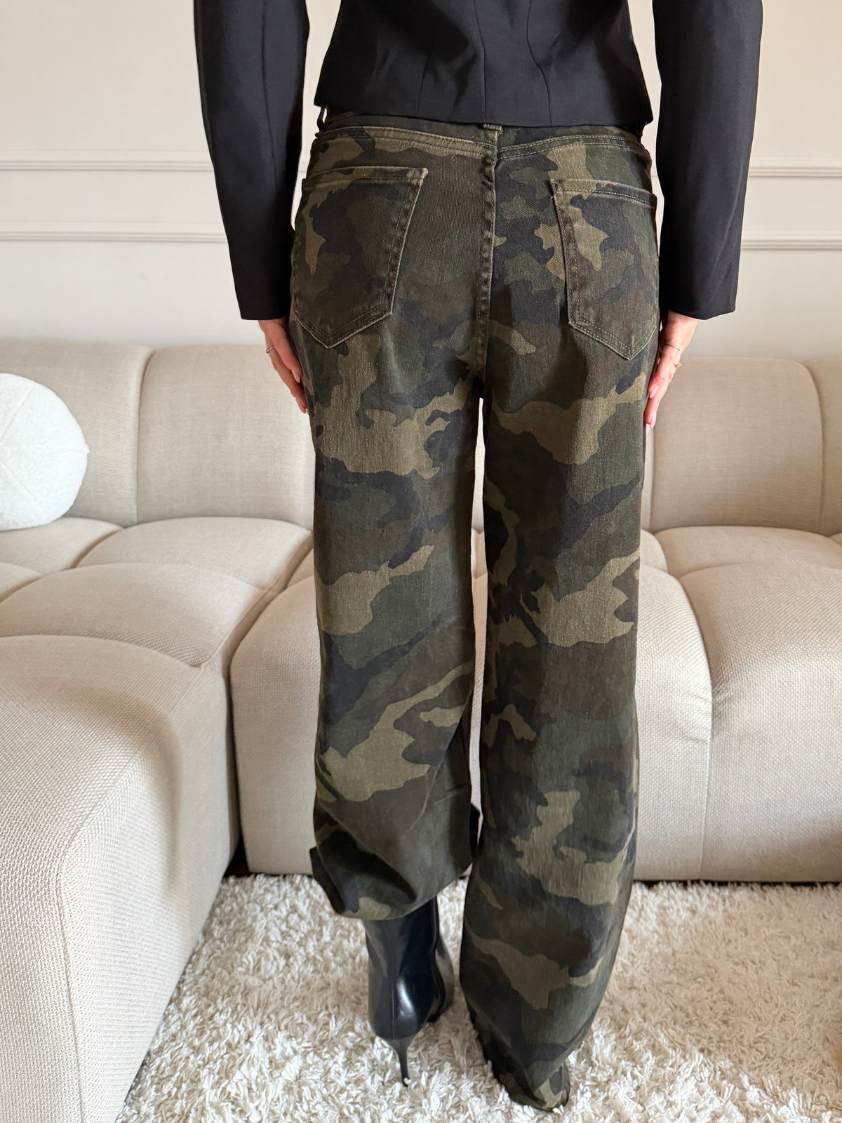 Jeans Straight Fit Camouflage