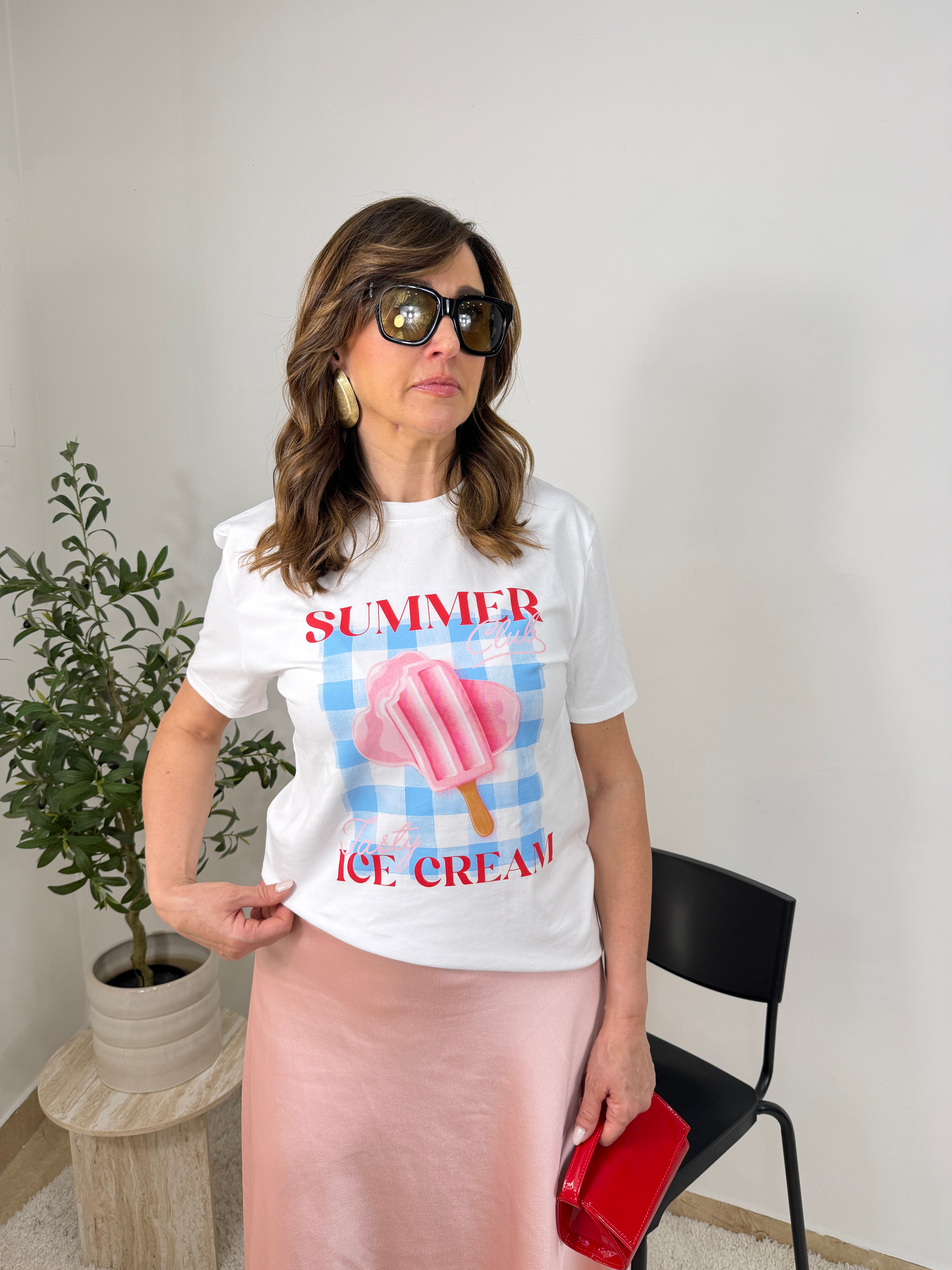 T-shirt con stampa