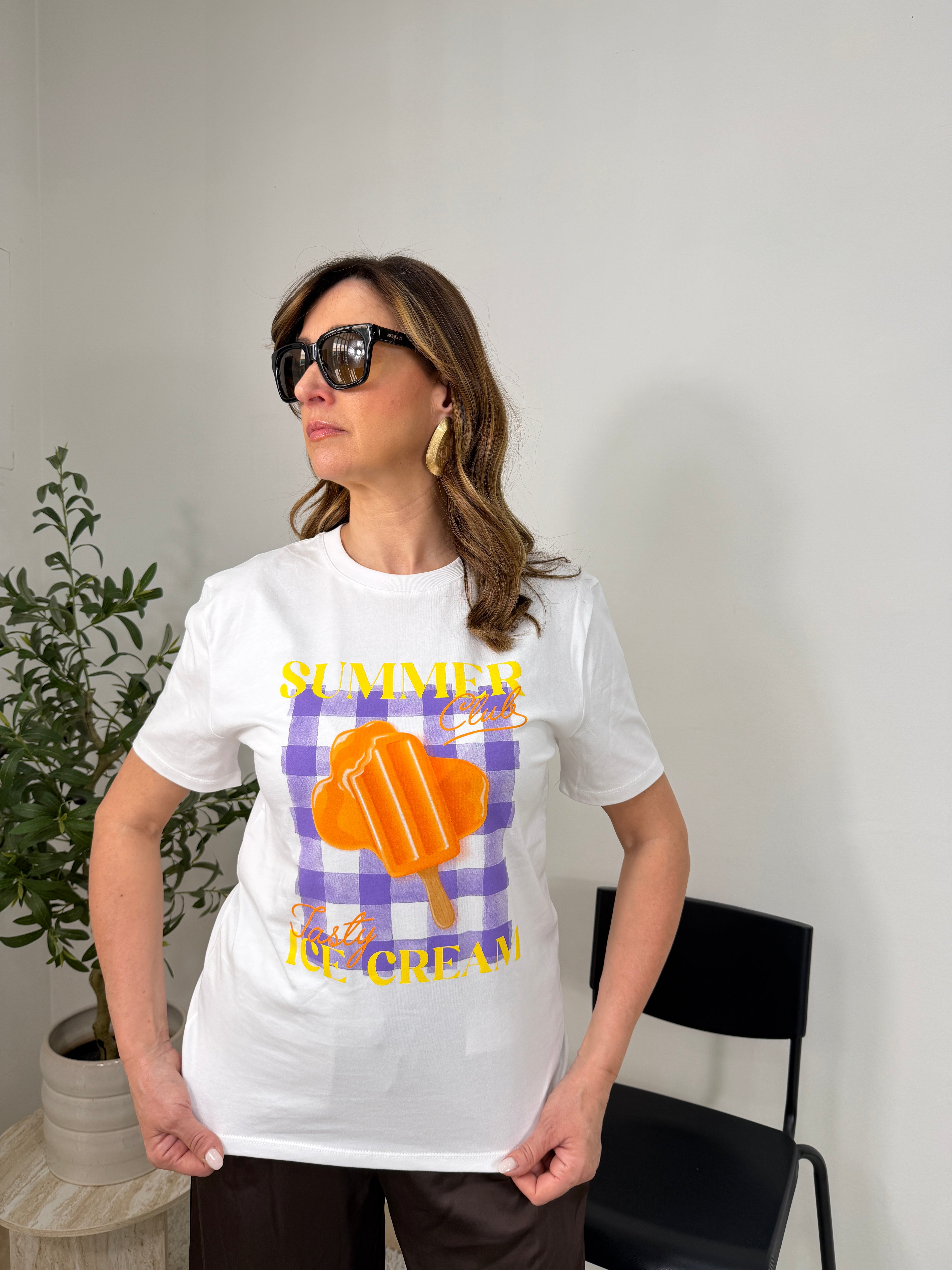 T-shirt con stampa