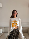 Longsleeve Oversize  con Stampa College
