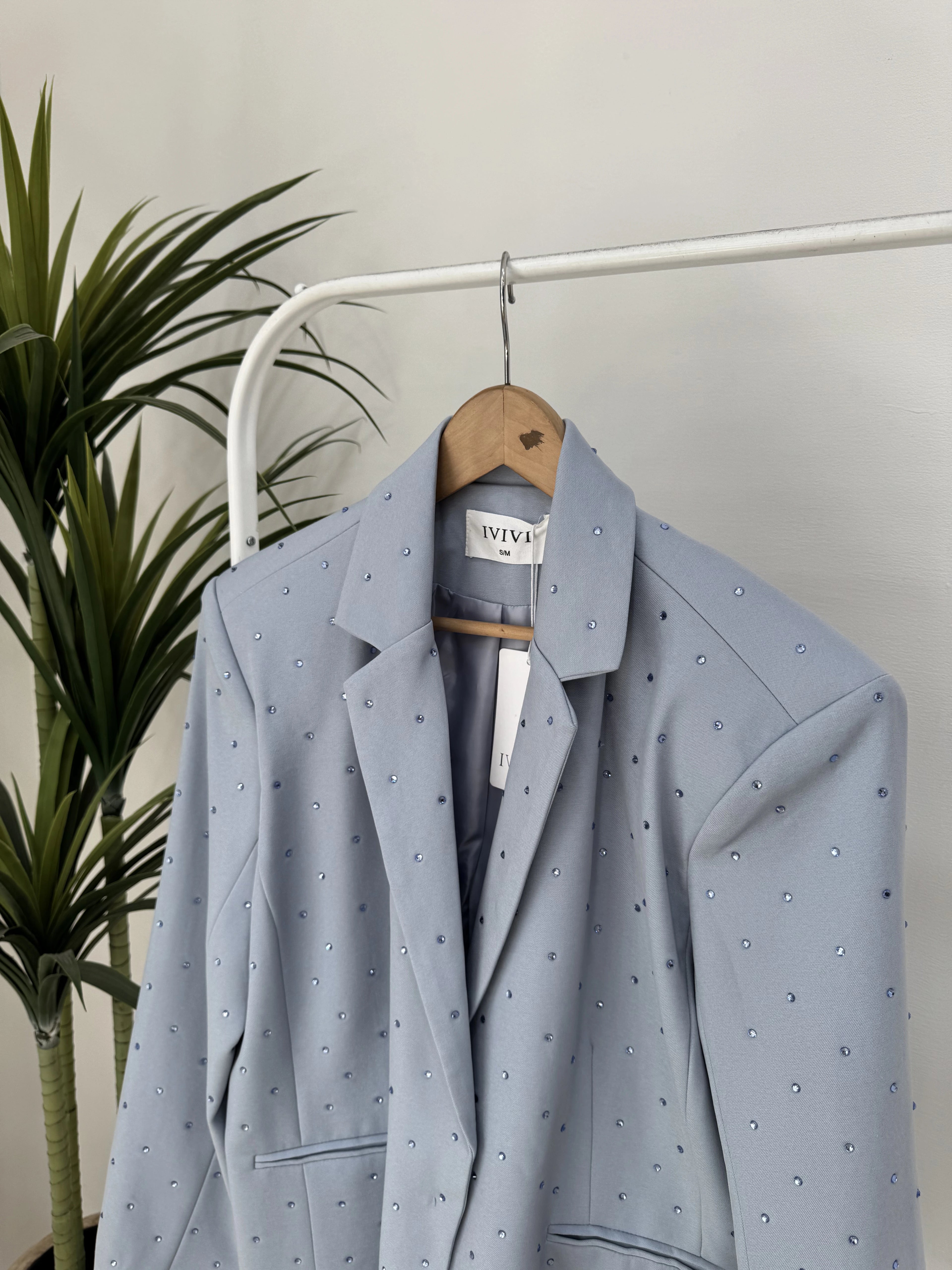 Blazer con applicazione