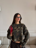 Longsleeve Crop Camouflage (Lumina)