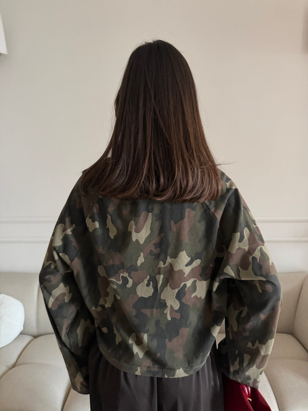 Longsleeve Crop Camouflage (Lumina)