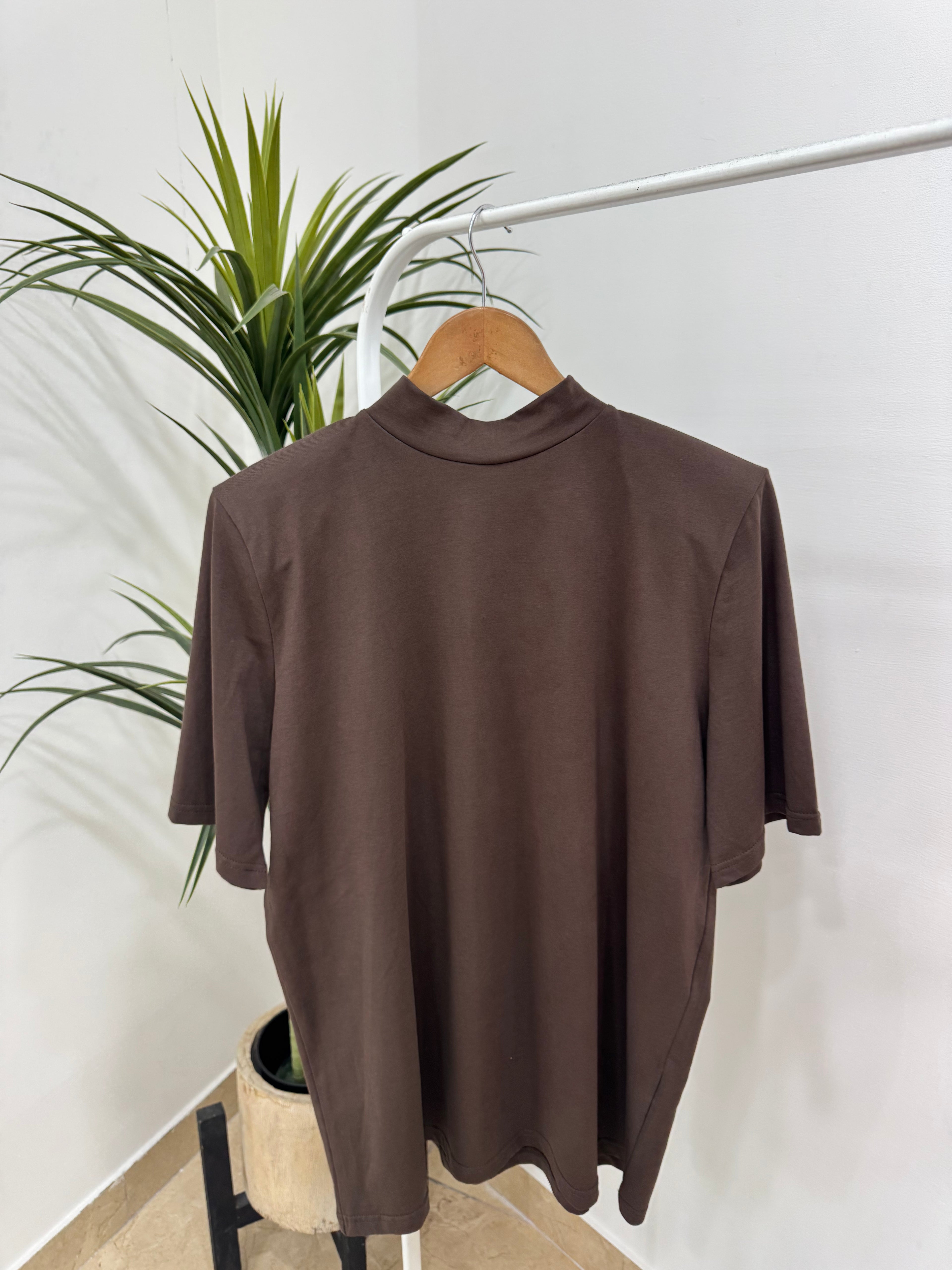 T-shirt  Oversize con spalline mezzo collo