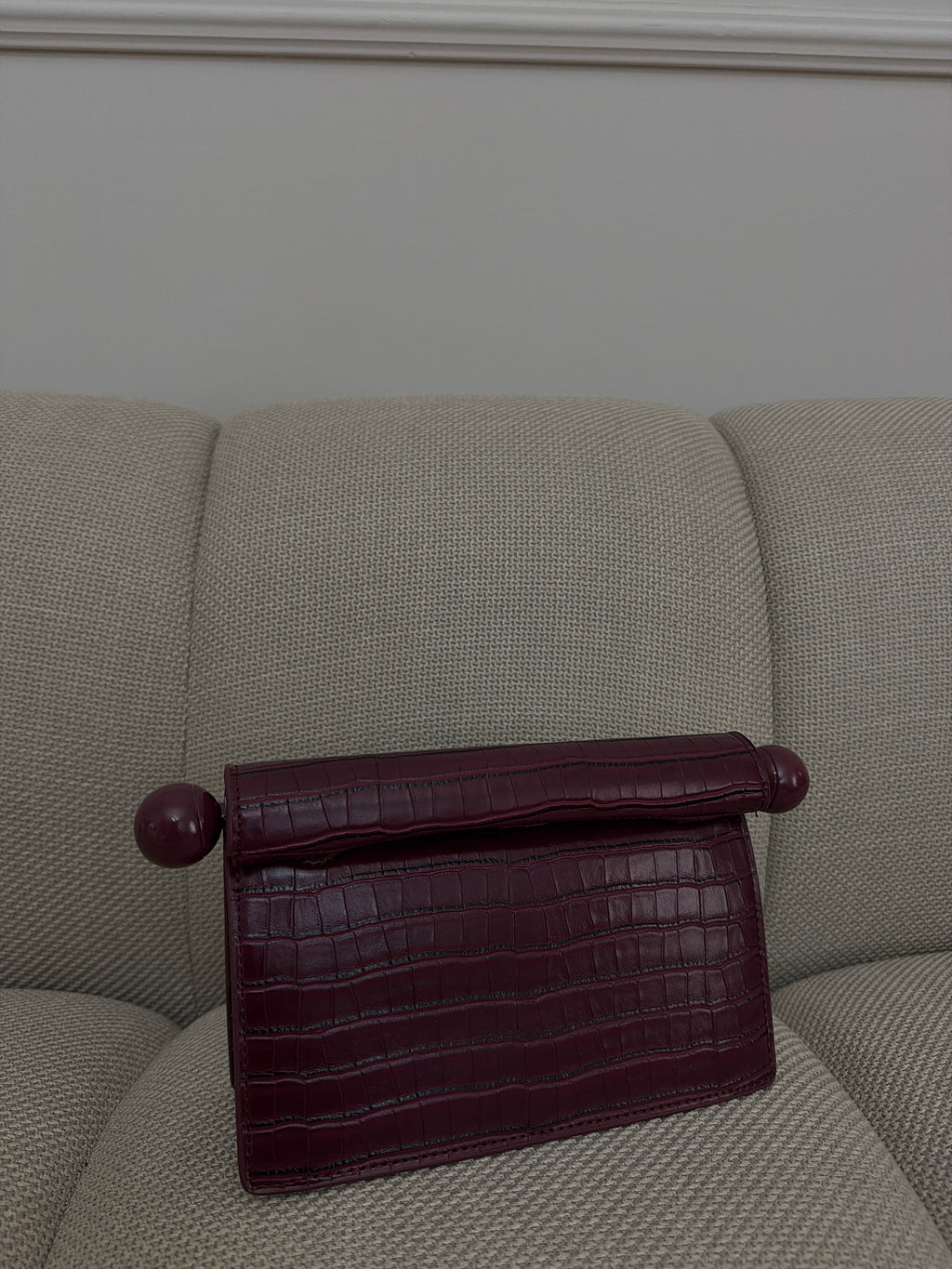 Borsa a Spalla Effetto Cocco