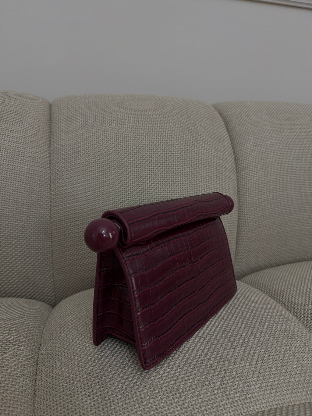 Borsa a Spalla Effetto Cocco