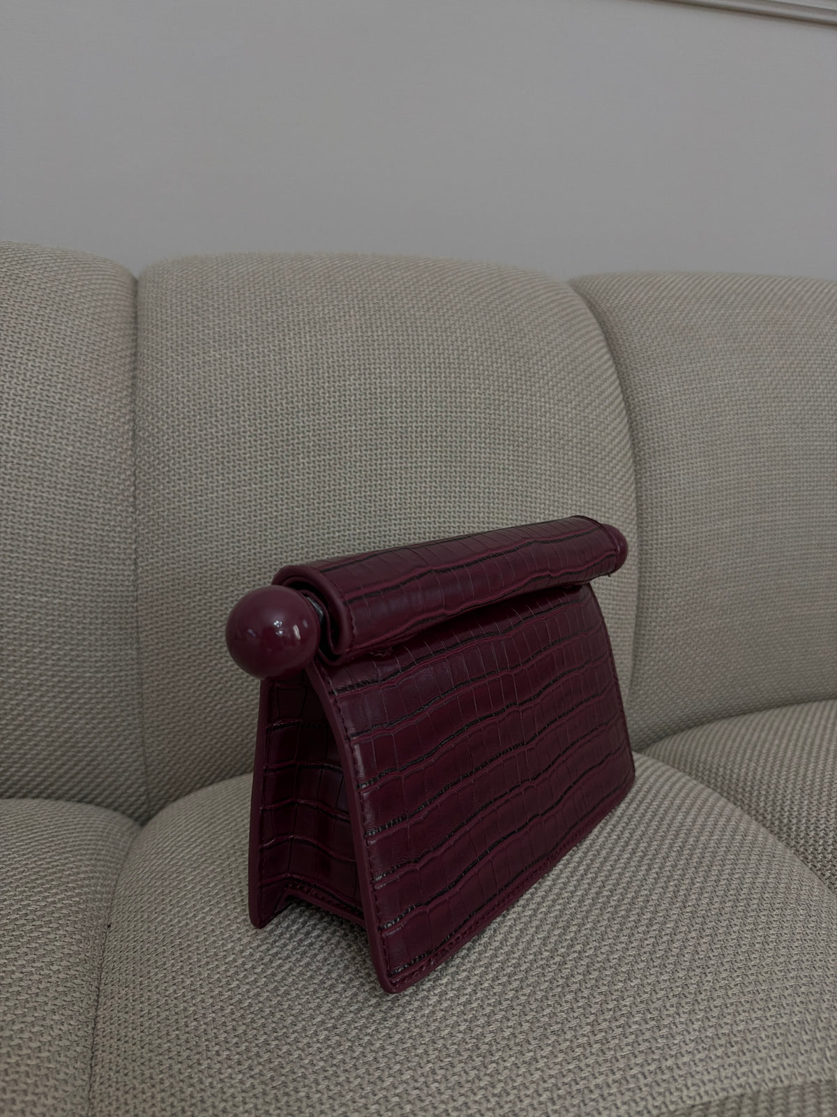 Borsa a Spalla Effetto Cocco